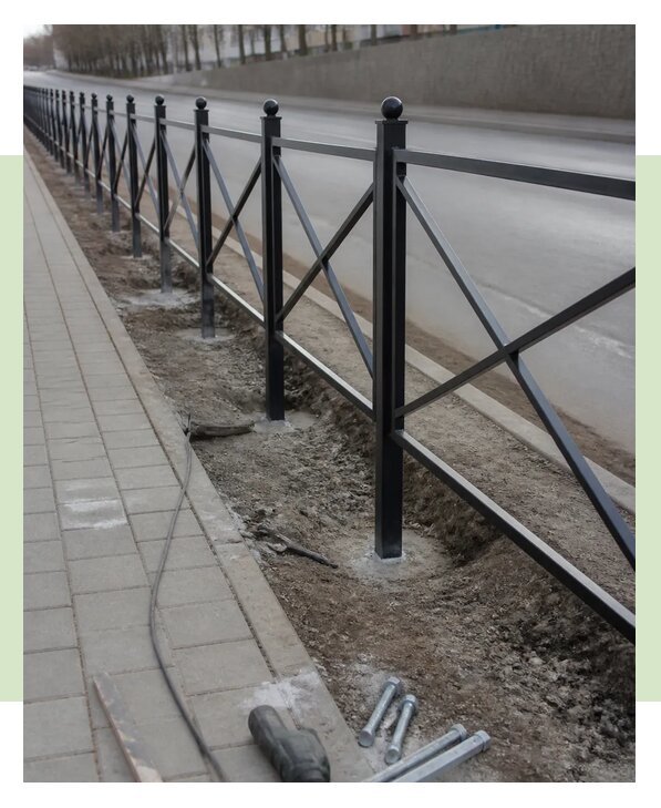 Пешеходные ограждения под ключ с монтажом в Сосновом Боре